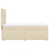 Design Boxspringbett mit Matratze Creme 100x200 cm Stoff, Produktbild-Vorschau 7