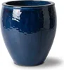 Provencelia POSEIDON Blumenkübel Keramik Meeresblau, Größe: Produktbild-Vorschau 1