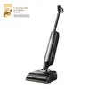 A dark gray wet and dry vacuum cleaner is shown against a white background. A graphic with the number '3' and text about warranty and quality is in the top left corner. Produktbild-Vorschau