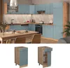 Küchenunterschrank Vicco R-Line Blau-Grau 40 cm ohne Produktbild-Vorschau 3