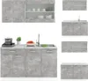 Singleküche Vicco R-Line Beton 140 cm , AP Anthrazit, Model Produktbild-Vorschau 9