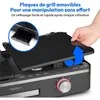 Elektrický stolní gril MEDION s dvouzónovým systémem (2400 Náhled obrázku produktu 2