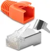 40x Netzwerkstecker CAT 7 6A RJ45 LAN Netzwerk Crimp Produktbild-Vorschau 8