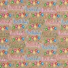 Geschenkpapier Happy Birthday 70cm x 2m Rolle Gold / Bunt Produktbild-Vorschau 2
