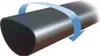 A close-up illustration of a dark, oval-shaped pool tube with a blue arrow indicating rotation. Produktbild-Vorschau
