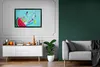 MuchoWow® MuchoWow® Gerahmtes Poster Melone mit Make-up Produktbild-Vorschau 5