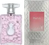A perfume bottle and its packaging are displayed side-by-side against a white background. Voir les images du produit