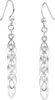 MATERIA Schmuck 925 Silber Ohrhänger lang Tropfen - silber Produktbild-Vorschau 1