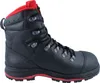 A black hiking boot with red accents, shown from the side against a white background. Náhľad obrázku produktu