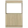 vidaXL Highboard Sonoma-Eiche 63x33x100 cm Holzwerkstoff Produktbild-Vorschau 5