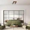 Nástěnné a stropní bodové svítidlo dub / matná černá E14 Náhled obrázku produktu 3