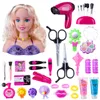 35 Stück Kinder-Friseurkopf, Make-up-Kopf, 22 cm hoch, Produktbild-Vorschau 1