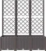 vidaXL Záhradný kvetináč s mriežkou hnedý 120 x 40 x 136 cm Náhľad obrázku produktu 4