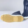Damen-Gummistiefel Blau Flieder mit Rillenrand Produktbild-Vorschau 5