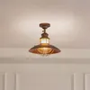 Lindby Deckenleuchte Louisanne, braun, Metall, Ø 35cm Produktbild-Vorschau 2