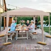 Hexagonaler Pavillon, 400 x 348 cm Pop-up Faltpavillon mit Produktbild-Vorschau 2