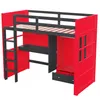Letto a castello Merax, letto a soppalco 90x200 cm con Anteprima dell’immagine prodotto 8