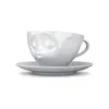 TV Kaffeetasse küssend weiß 200 ml Tasse Milchkaffee Produktbild-Vorschau 2