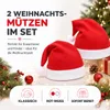 2er Samt Weihnachtsmütze Nikolausmütze rot - Weihnachten Produktbild-Vorschau 6