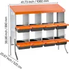 VEVOR dvoupatrové hnízdo pro nosnice 1060x525x990 mm, 8 Náhled obrázku produktu 8
