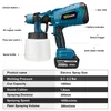Gisam Akku-Farbspritzpistole HVLP, 1000ml, 210W, 18V, Blau, Produktbild-Vorschau 6