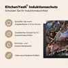 KitchenYeah© Herdabdeckplatte Marmor - Gold - Rosa , Produktbild-Vorschau 6