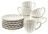 Bloomy Mokkatassen-Set mit Untertellern 75 ml aus Porzellan Produktbild-Vorschau 1