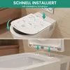 Toilettendeckel D Form WC-Sitze, Kurzer Toilettensitz mit Produktbild-Vorschau 16