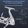 Angelrollen, drehbare Angelrolle, Untersetzung 5,2:1, Produktbild-Vorschau 7