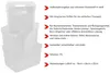 3x Aufbewahrungsbox Stapelbox Allzweckbox Kunstoffbox Lager Produktbild-Vorschau 4