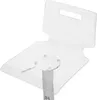 BELIANI Trendy Barhocker 2er Set Transparent/Weiß Metall Produktbild-Vorschau 7