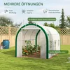 Outsunny folietunnelkas, 3,58 x 2,1 x 2,1 meter, met Productafbeelding-voorbeeld 4