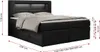 Boxspringbett mit LED Kopfteil und Topper - GOLD-5-KING - Produktbild-Vorschau 6