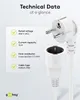 Goobay 93091 Rallonge à contact de protection, 2 m, blanc, Voir les images du produit 9