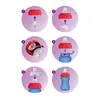 A series of six numbered diagrams illustrating the assembly of a Philips Avent sippy cup. Voir les images du produit