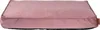 A pink cushion is shown from the side against a white background. Produktbild-Vorschau