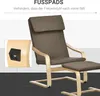 HOMCOM Relaxsessel mit Fußhocker Armlehnensessel Produktbild-Vorschau 6