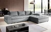 AX LIVING Canapé en L Sivaso Gris 310 cm avec fonction Voir les images du produit 1