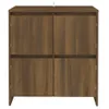 vidaXL Sideboards 2 Stk. Eiche Braun 70x41x75 cm Produktbild-Vorschau 3