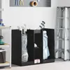 vidaXL Golf Schrank Uni Schwarz Eichen-Optik 102 x 45 x Produktbild-Vorschau 2