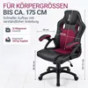Juskys Racing Schreibtischstuhl Montreal (bordeaux) - Produktbild-Vorschau 7