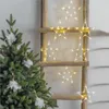 LED vánoční závěs – 7 hvězd, 67x125 cm, vnitřní, teplá bílá Voir les images du produit