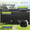 Juskys Metall Gerätehaus Luzern 12 m² - wetterfest & Produktbild-Vorschau 4