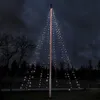 Lampki LED z pierścieniem 10 linii x 7m białe ciepłe 3000k Podgląd zdjęcia produktu 3