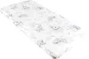 A baby crib sheet with an elephant pattern. Produktbild-Vorschau