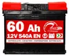 SPEED Batterie de voiture 12V 60Ah 540A Voir les images du produit 2