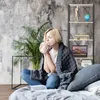 relaxdays Półka boczna brązowa, czarna 50,0 x 35,0 x 180,0 Podgląd zdjęcia produktu 5