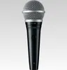 A studio shot of a black Shure PGA48 microphone against a light gray background. Produktbild-Vorschau