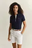GANT Damen Poloshirt Slim Contrast Color Kurzarm, Evening Produktbild-Vorschau 2