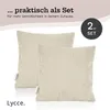 Housses de coussin, lot de 2, en tissu CORD (40 x 40 cm), Voir les images du produit 2